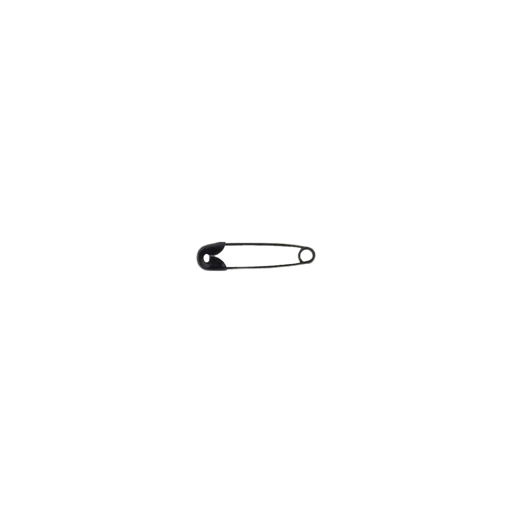 black size 00 hard steel safety pins from Heit's Wholesale bulk sewing supply company