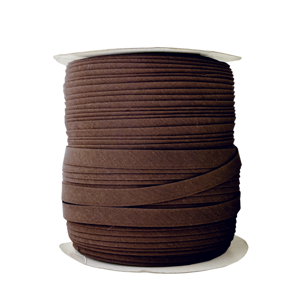 charlie brown 1/2" double fold bias tape on a spool from Heit's Wholesale bulk sewing supply company