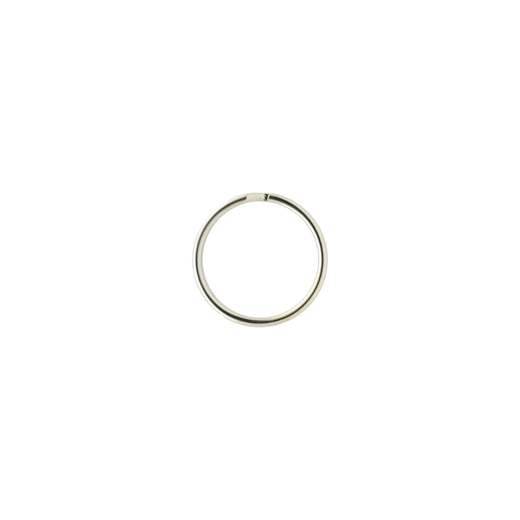 silver 1+1/18" key ring made of iron from Heit's Wholesale bulk sewing supply company