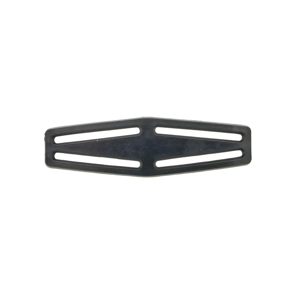 black 1+1/2" plastic back pieces from Heit's Wholesale bulk sewing supply company