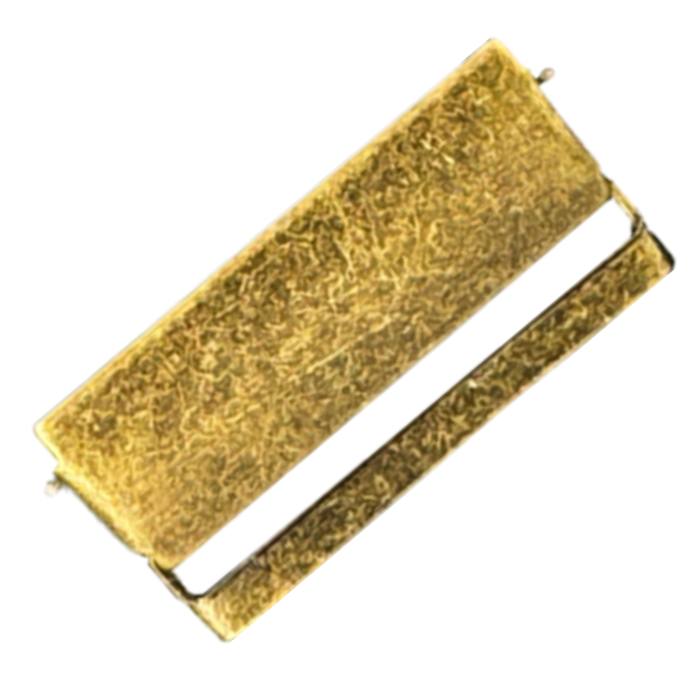 bronze 1+1/2" metal adjuster pieces for suspenders from Heit's Wholesale bulk sewing supply company