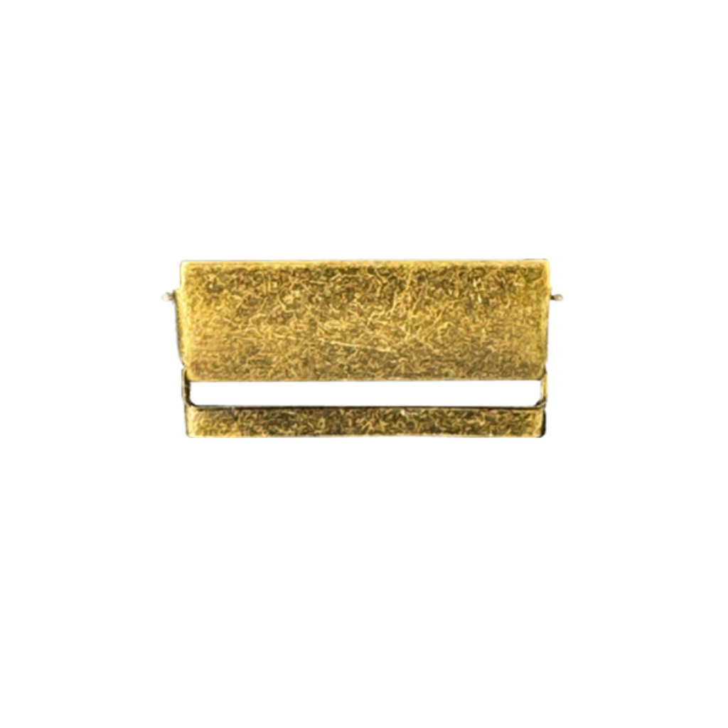 bronze 1+1/2" metal adjuster pieces for suspenders from Heit's Wholesale bulk sewing supply company