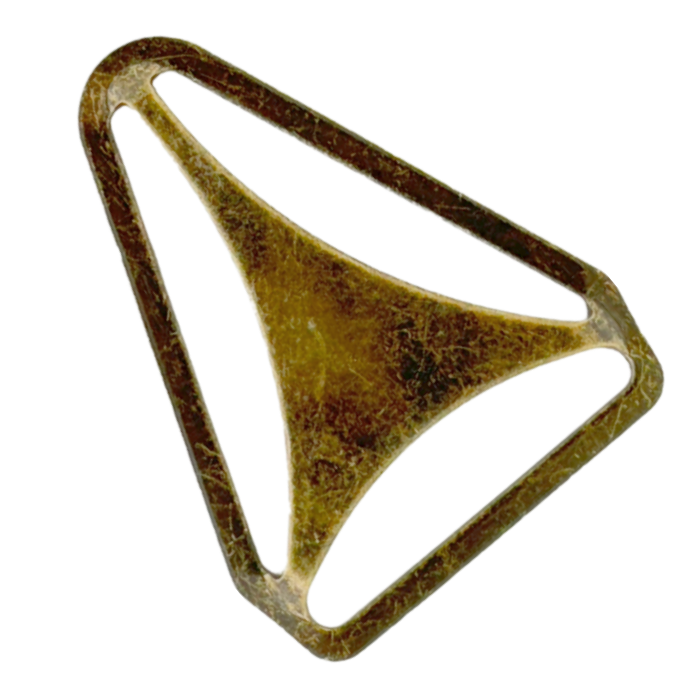 bronze 1+1/2" metal back pieces from Heit's Wholesale bulk sewing supply company