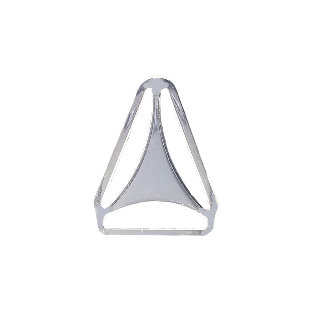 silver 1+1/2" metal back pieces from Heit's Wholesale bulk sewing supply company