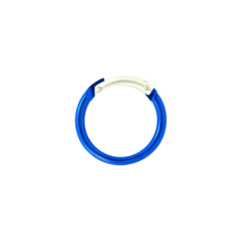 1+1/4" dark blue carabiner from Heit's Wholesale bulk sewing supply company