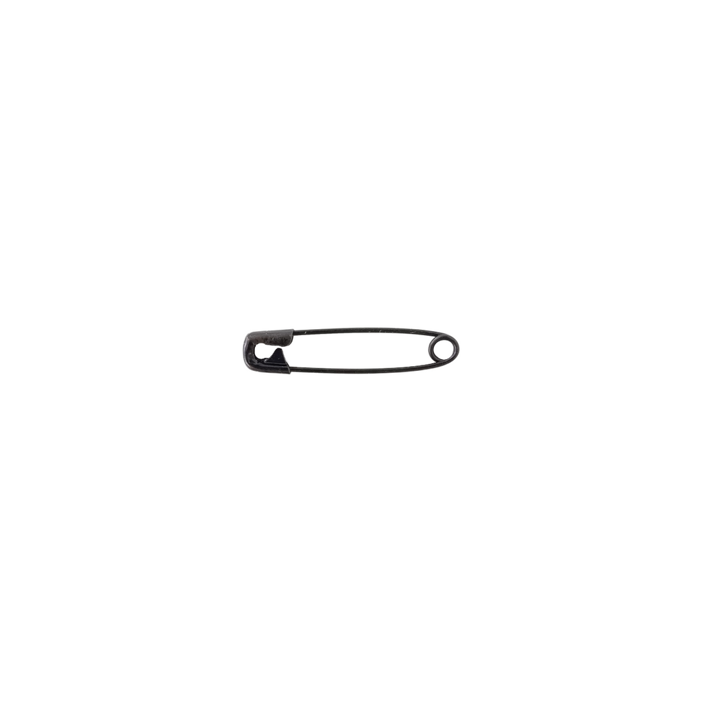 size 1 black hard steel safety pins from Heit's Wholesale bulk sewing supply company