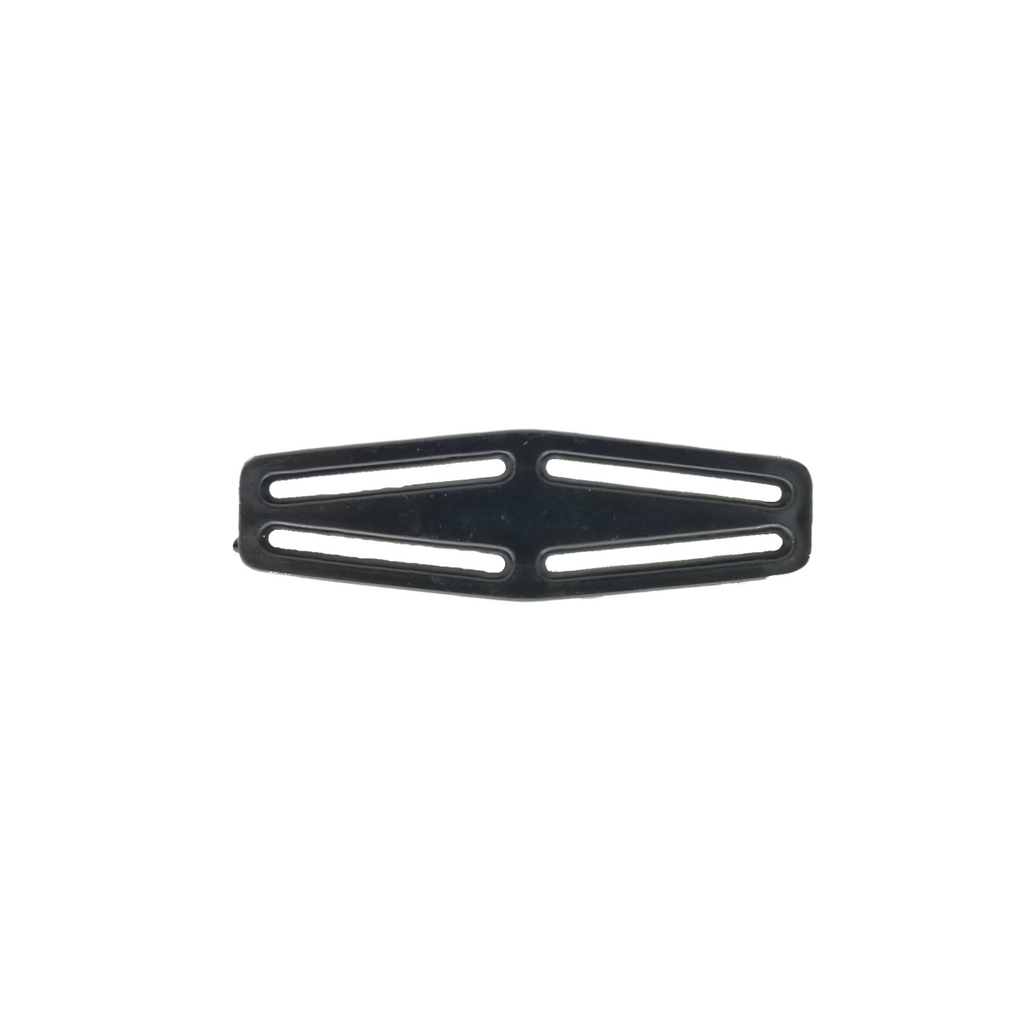 black 1" plastic back pieces from Heit's Wholesale bulk sewing supply company
