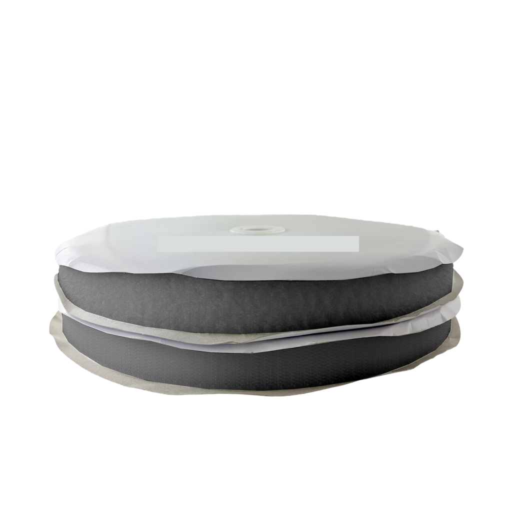 black 1" sew on velcro on a spool from Heit's Wholesale bulk sewing supply company