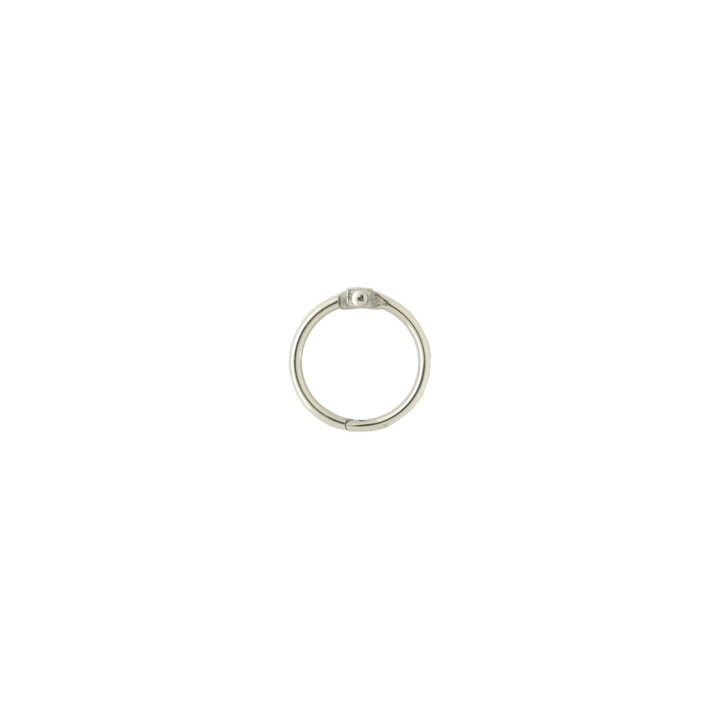 silver 1" book rings made of iron from Heit's Wholesale bulk sewing supply company