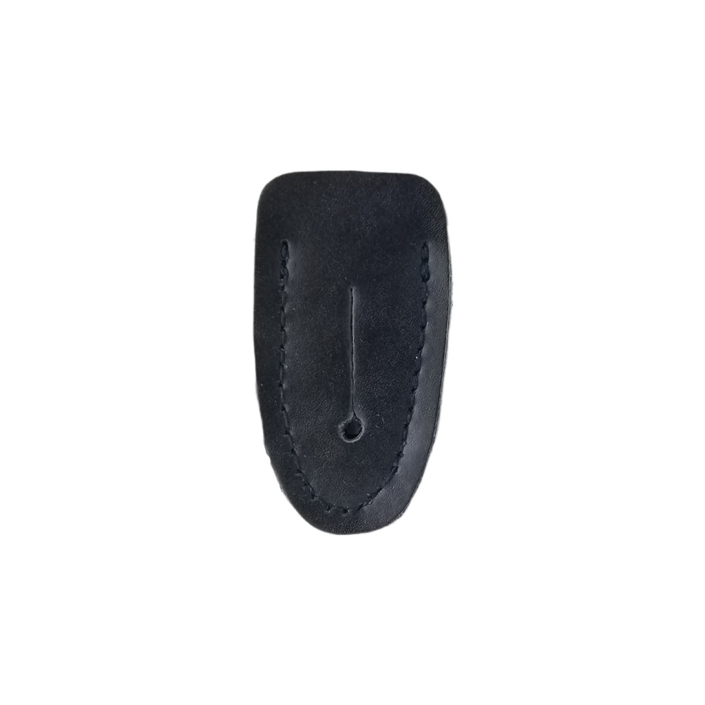 black 1" button tab for suspenders without metal from Heit's Wholesale bulk sewing supply company