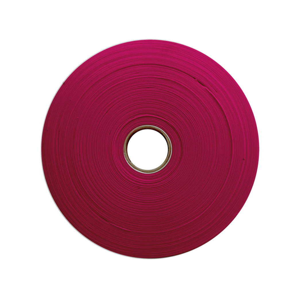cranberry 1" double fold bias tape on a roll from Heit's Wholesale bulk sewing supply company