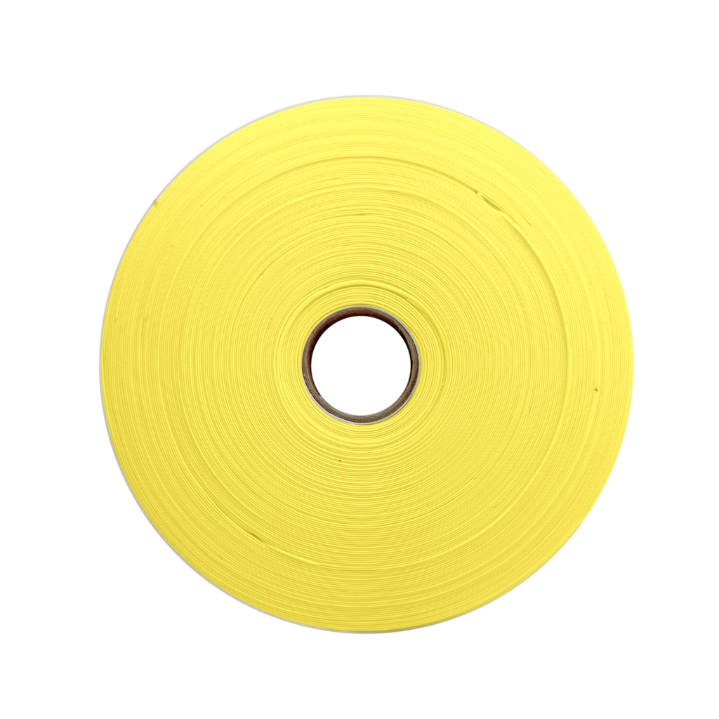 lemon drop 1" double fold bias tape on a roll from Heit's Wholesale bulk sewing supply company