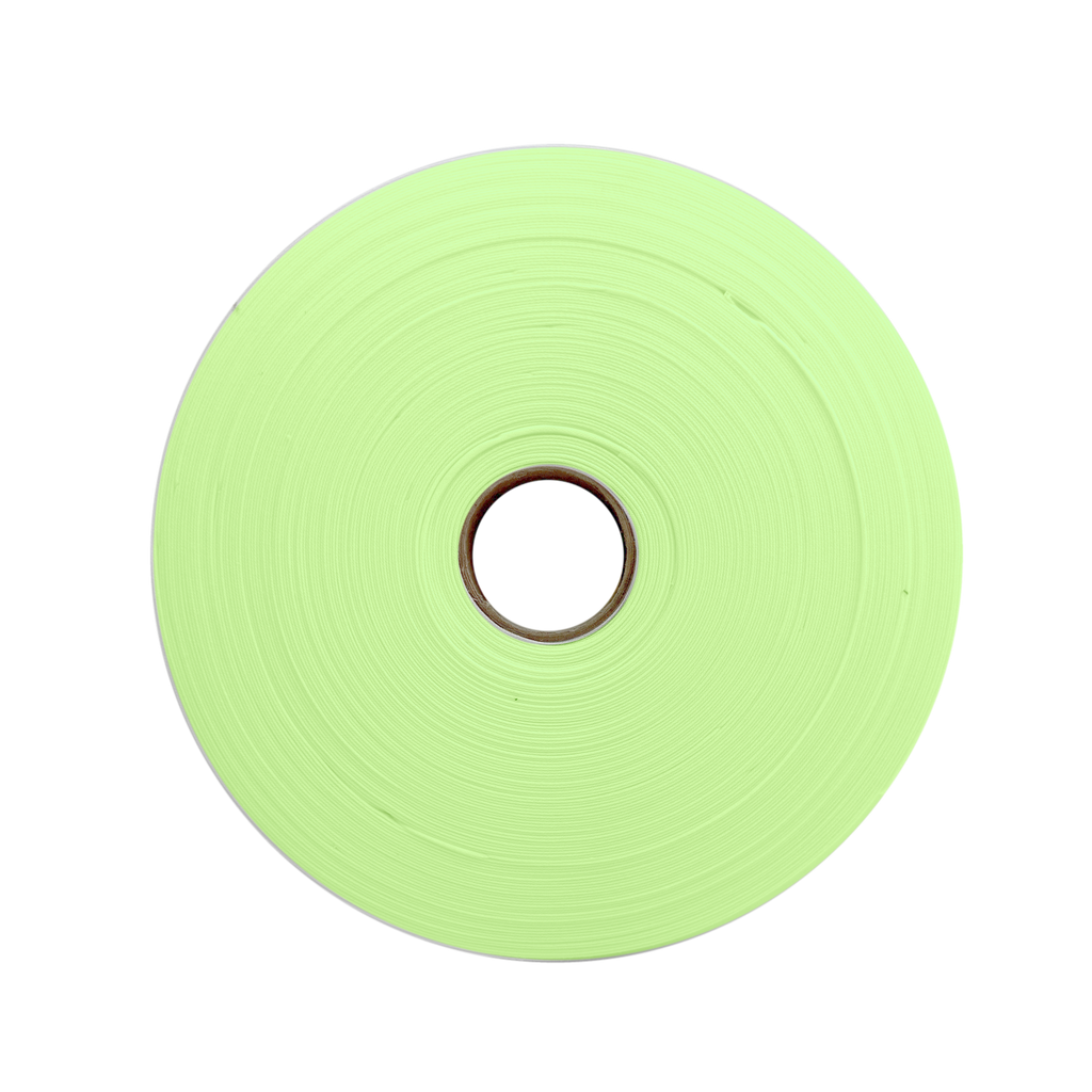 minty green 1" double fold bias tape on a roll from Heit's Wholesale bulk sewing supply company