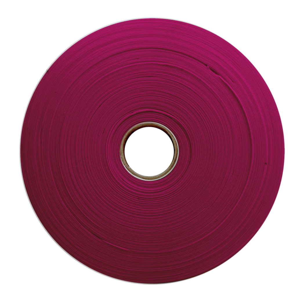 ruby 1" no gap single fold bias tape on a roll from Heit's Wholesale bulk sewing supply company