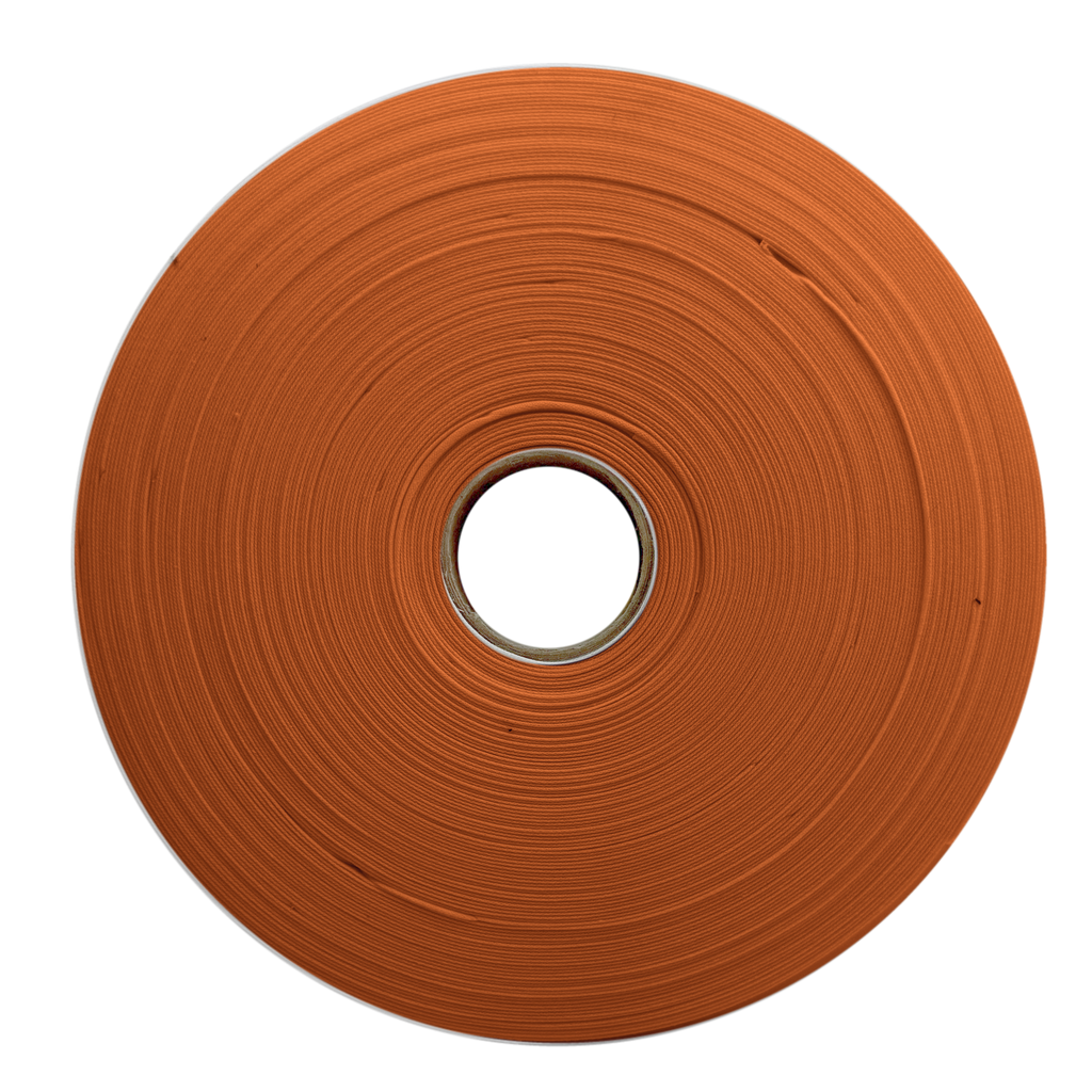 rust 1" no gap single fold bias tape on a roll from Heit's Wholesale bulk sewing supply company