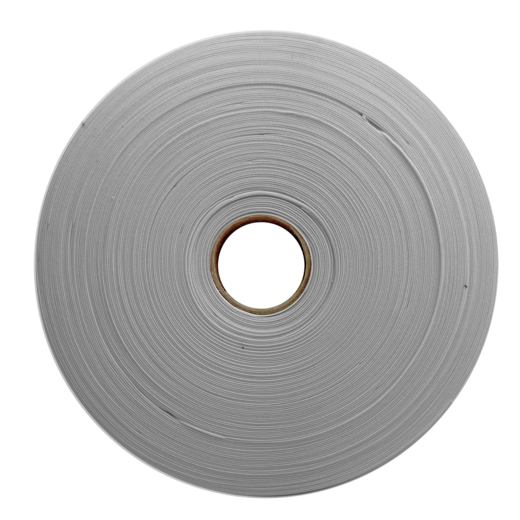 smoke gray 1" no gap single fold bias tape on a roll from Heit's Wholesale bulk sewing supply company