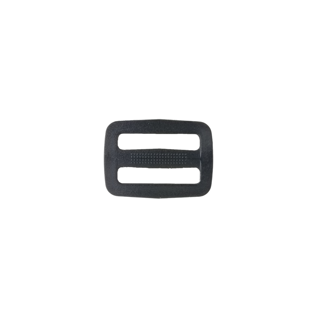 1" black plastic slide buckle from Heit's Wholesale bulk sewing supply company