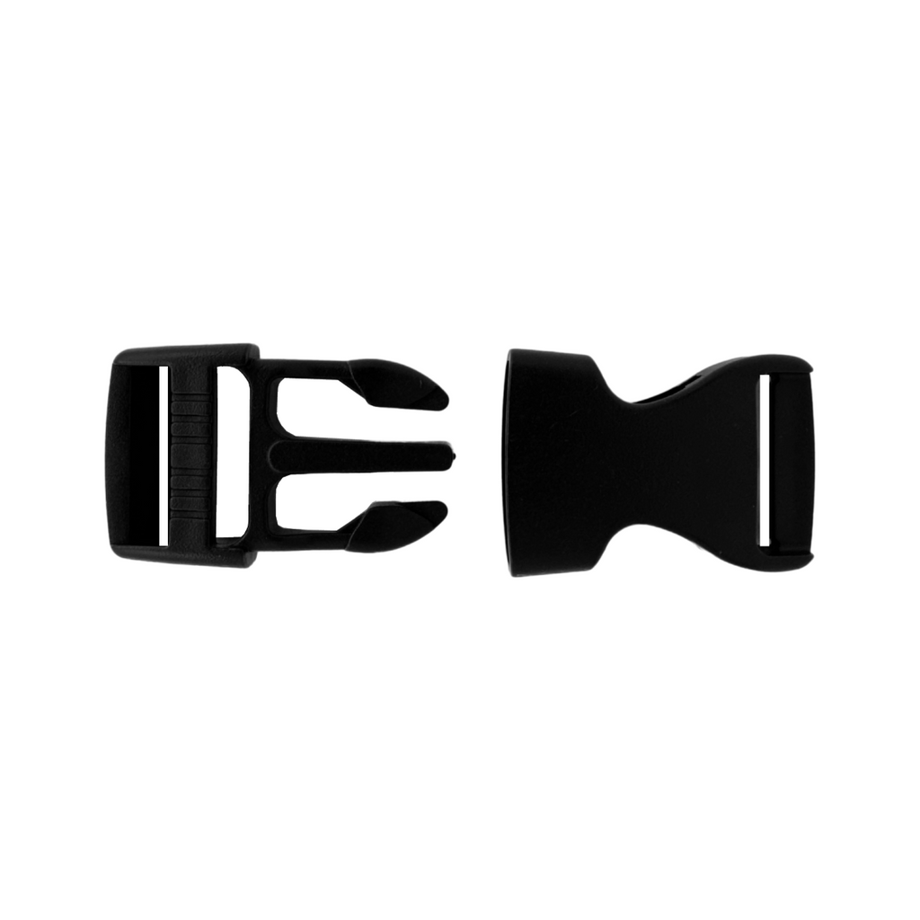 1" strap buckles with side squeeze and strap adjuster from Heit's Wholesale bulk sewing supply company