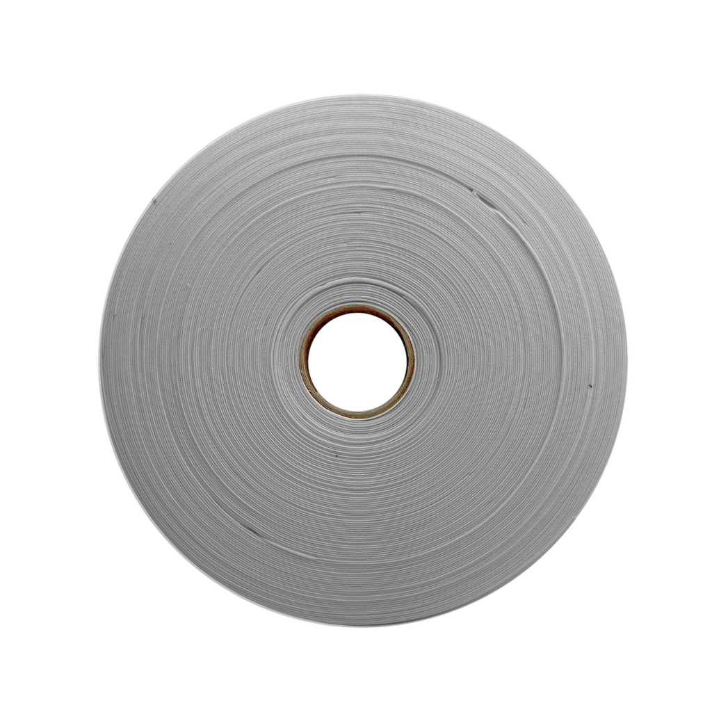 smoke gray 1" double fold bias tape on a roll from Heit's Wholesale bulk sewing supply company