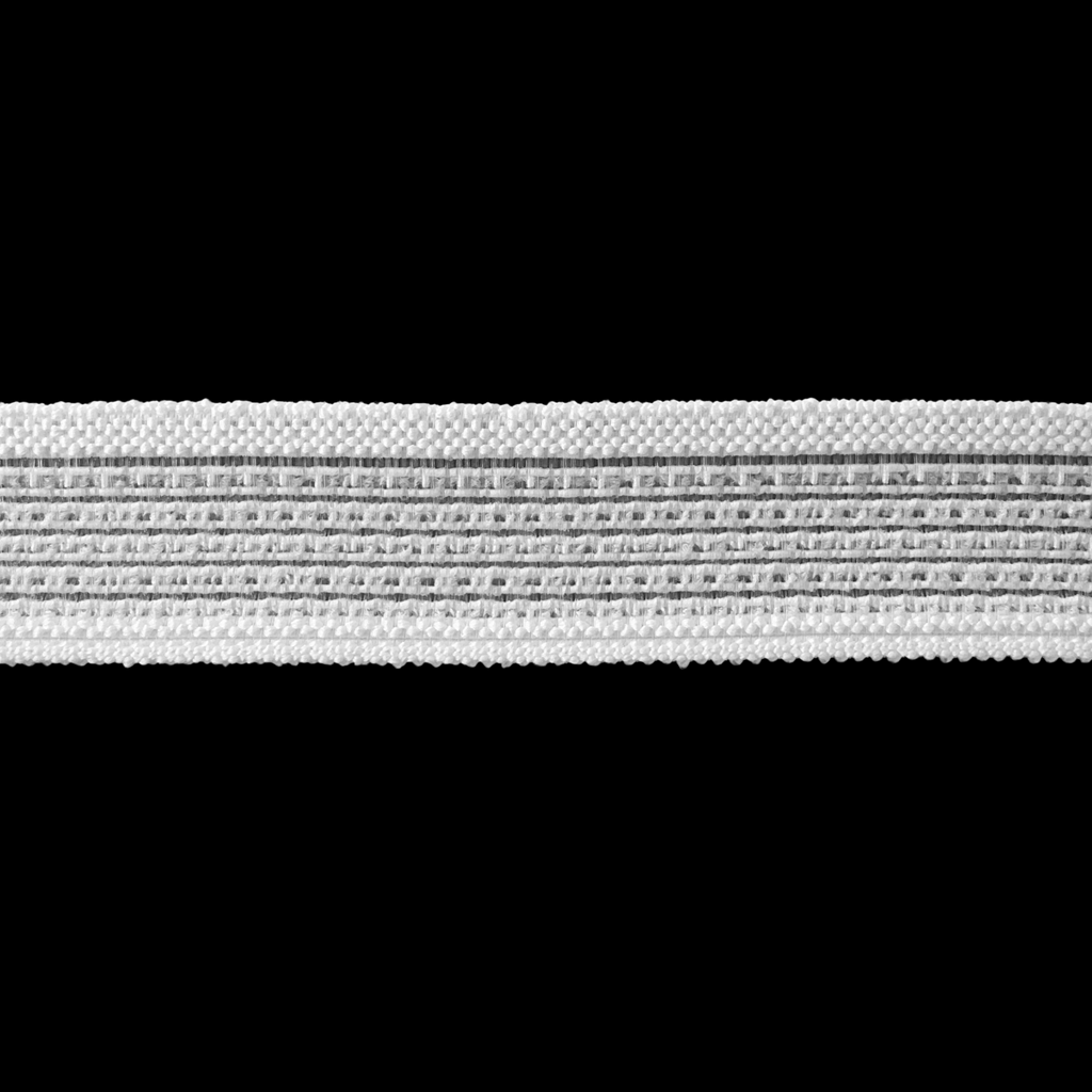 white 1" super stretch elastic on a spool from Heit's Wholesale bulk sewing supply company