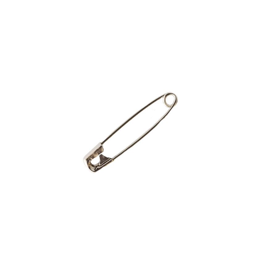 enlarged size 1 hard steel safety pins from Heit's Wholesale bulk sewing supply company