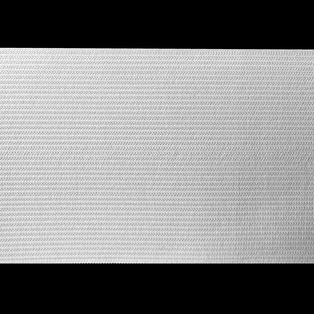 white 2+1/2" knit elastic on a spool from Heit's Wholesale bulk sewing supply company