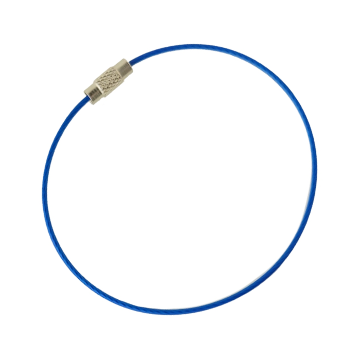 2+1/2" wire rope key rings from Heit's Wholesale bulk sewing supply company