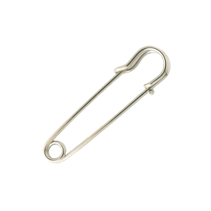 kiltie 2+1/8" silver safety pins from Heit's Wholesale bulk sewing supply company