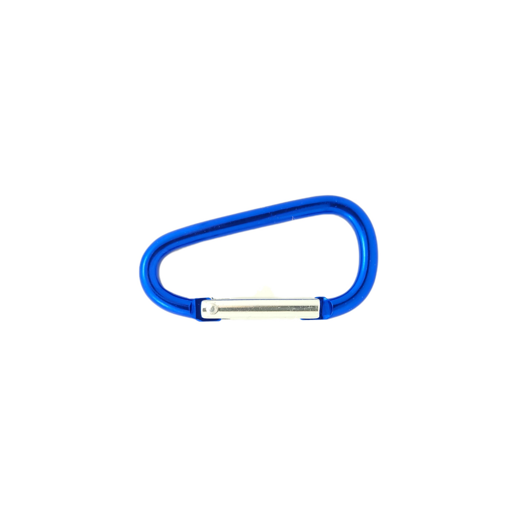 dark blue 2" d-shaped carabiner from Heit's Wholesale bulk sewing supply company