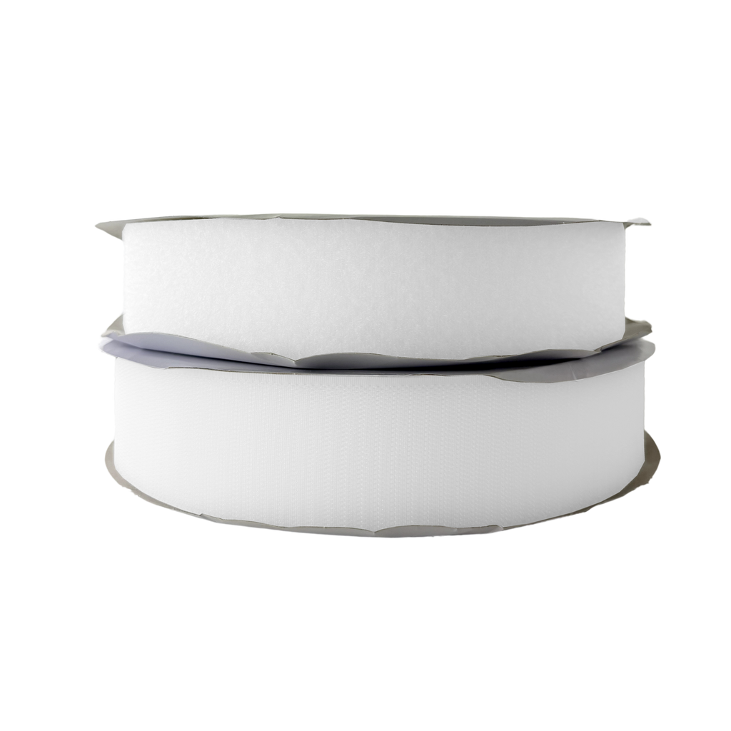 white 2" sew on velcro on a spool from Heit's Wholesale bulk sewing supply company