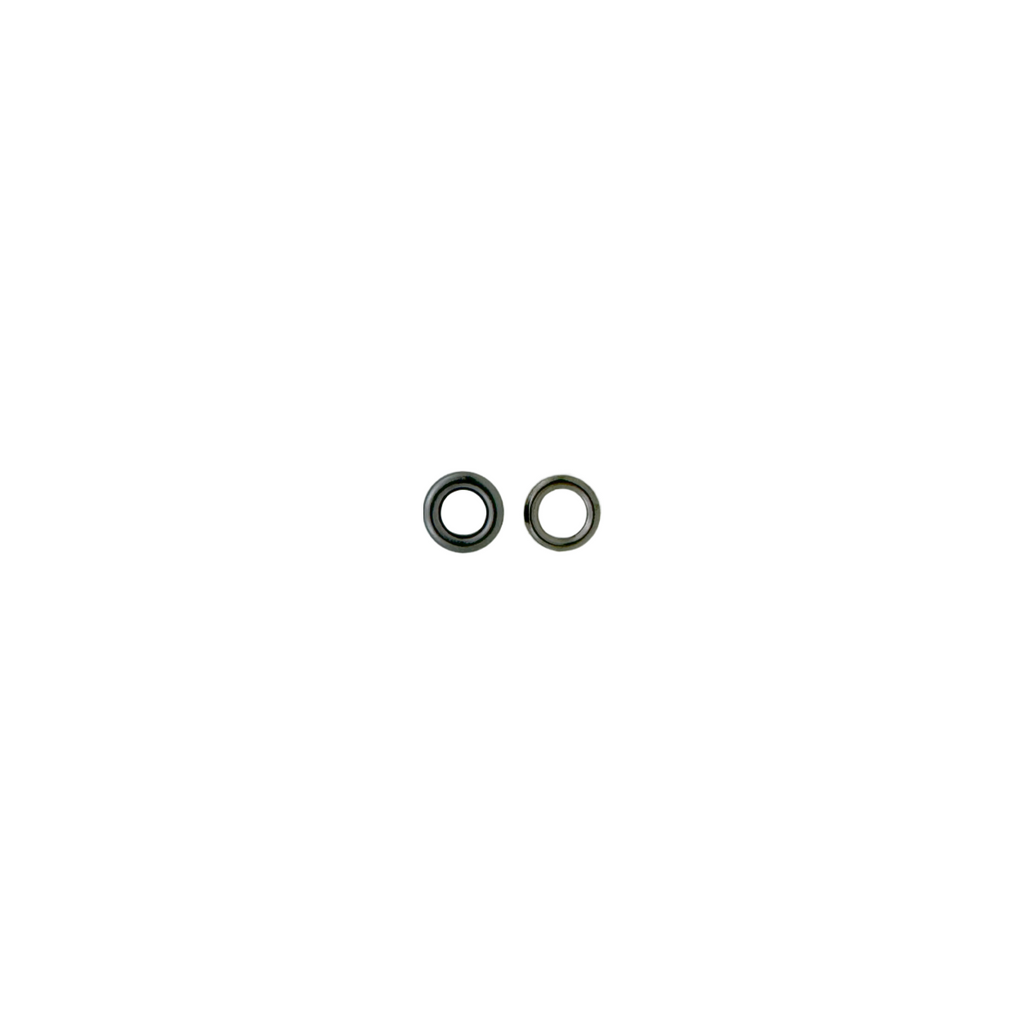 gunmetal finish 3/16" grommet and washer set from Heit's Wholesale bulk sewing supply company