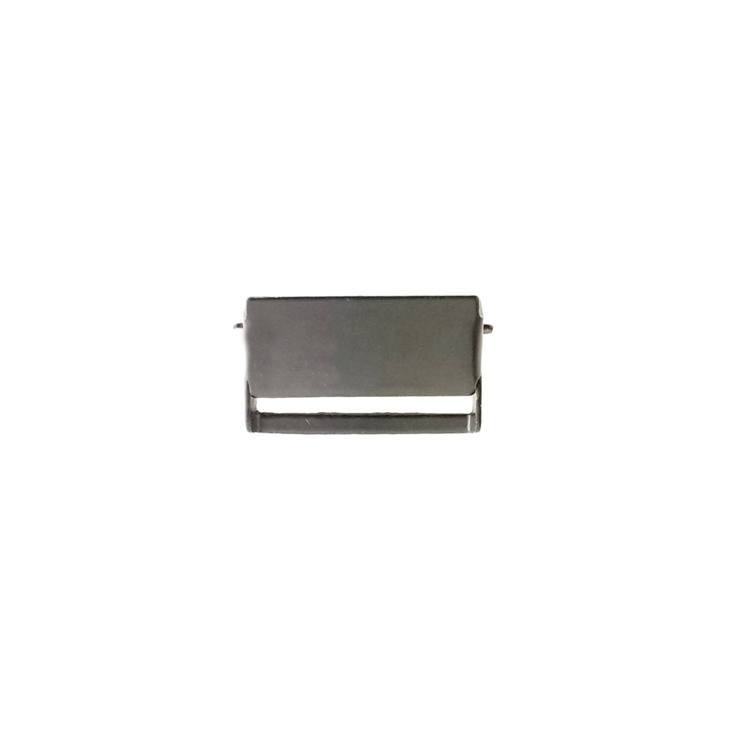 black 3/4" metal adjusters for suspenders from Heit's Wholesale bulk sewing supply company