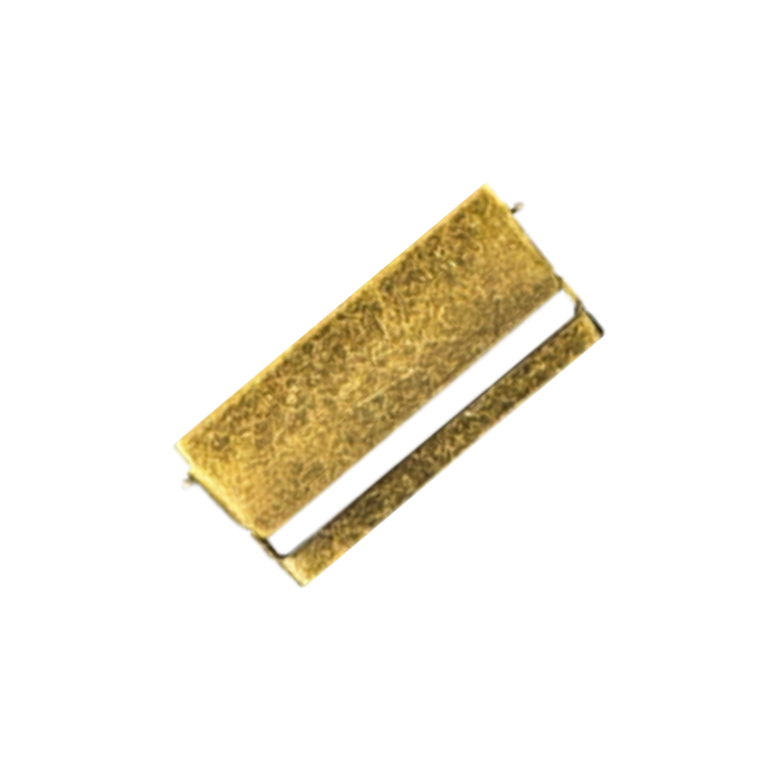 bronze 3/4" metal adjusters for suspenders from Heit's Wholesale bulk sewing supply company