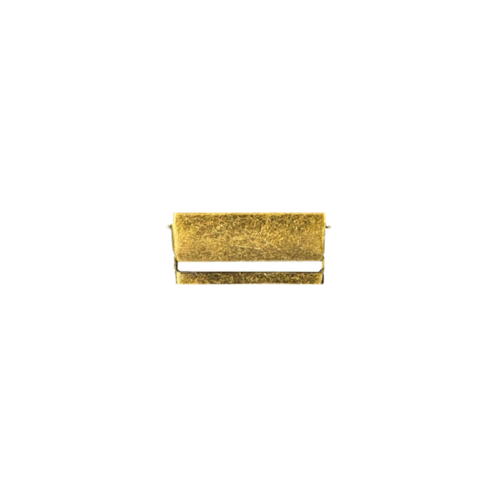 bronze 3/4" metal adjusters for suspenders from Heit's Wholesale bulk sewing supply company