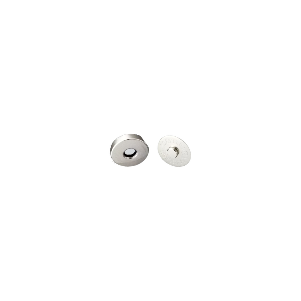 silver 3/4" magnetic buttons from Heit's Wholesale bulk sewing supply company
