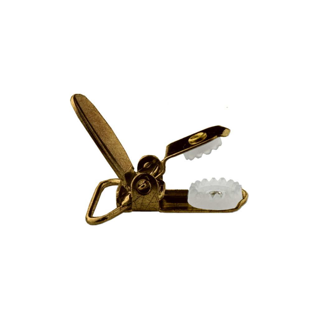 bronze 3/4" suspender clips from Heit's Wholesale bulk sewing supply company