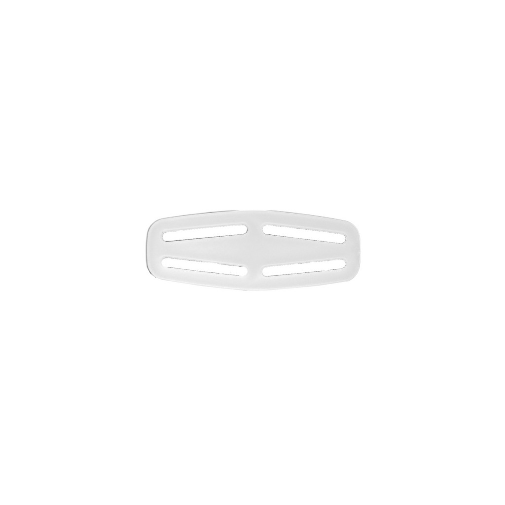white 3/4" plastic back pieces from Heit's Wholesale bulk sewing supply company