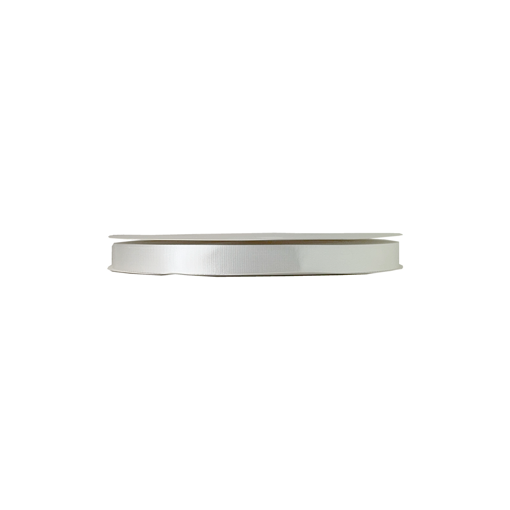 3/4" white satin polyester tape from Heit's Wholesale bulk sewing supply company
