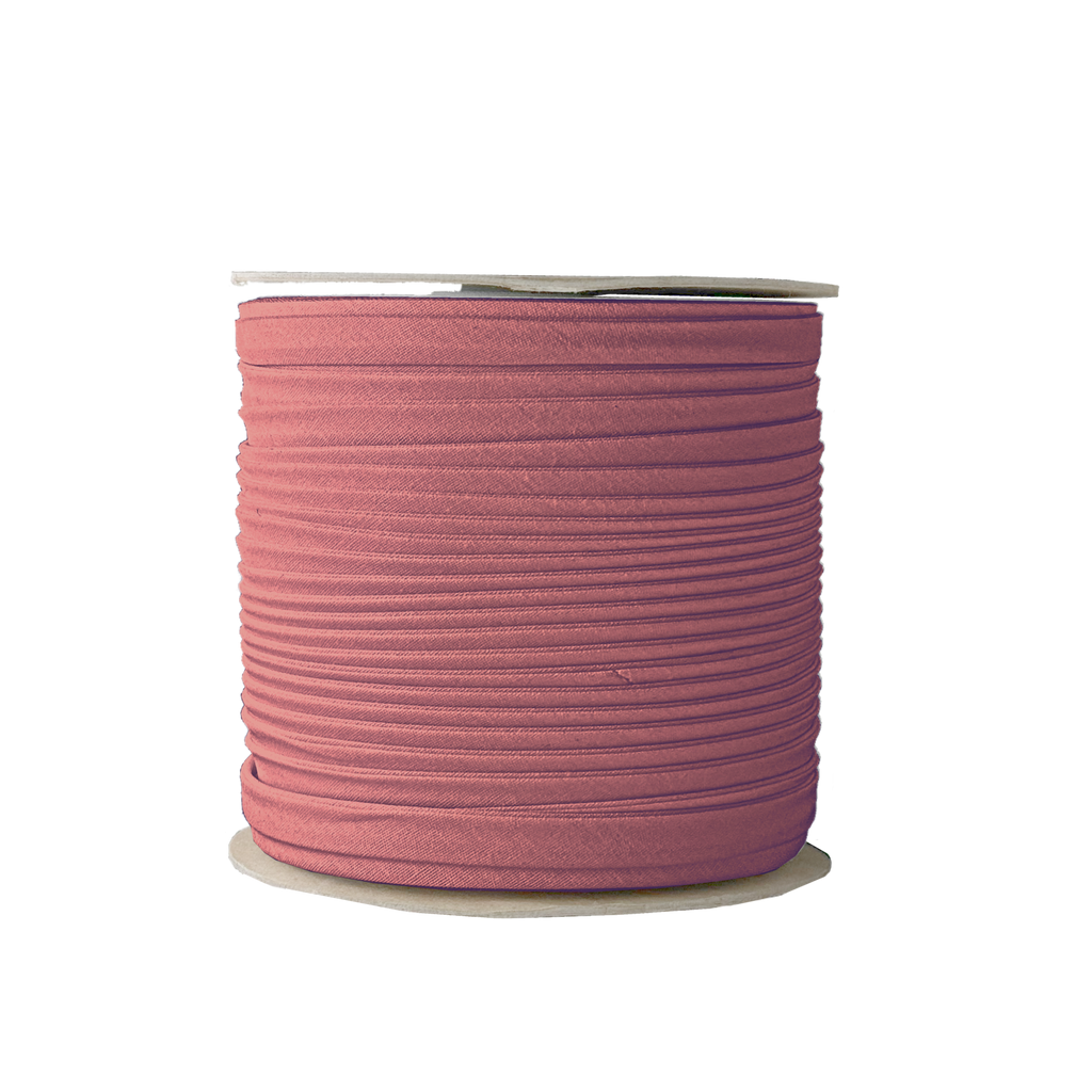 copper 3/8" double fold bias tape on a spool from Heit's Wholesale bulk sewing supply company 