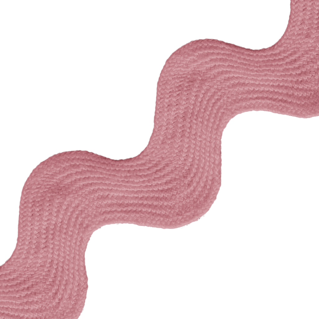 antique mauve 1" polyester ric rac from Heit's Wholesale bulk sewing supply company