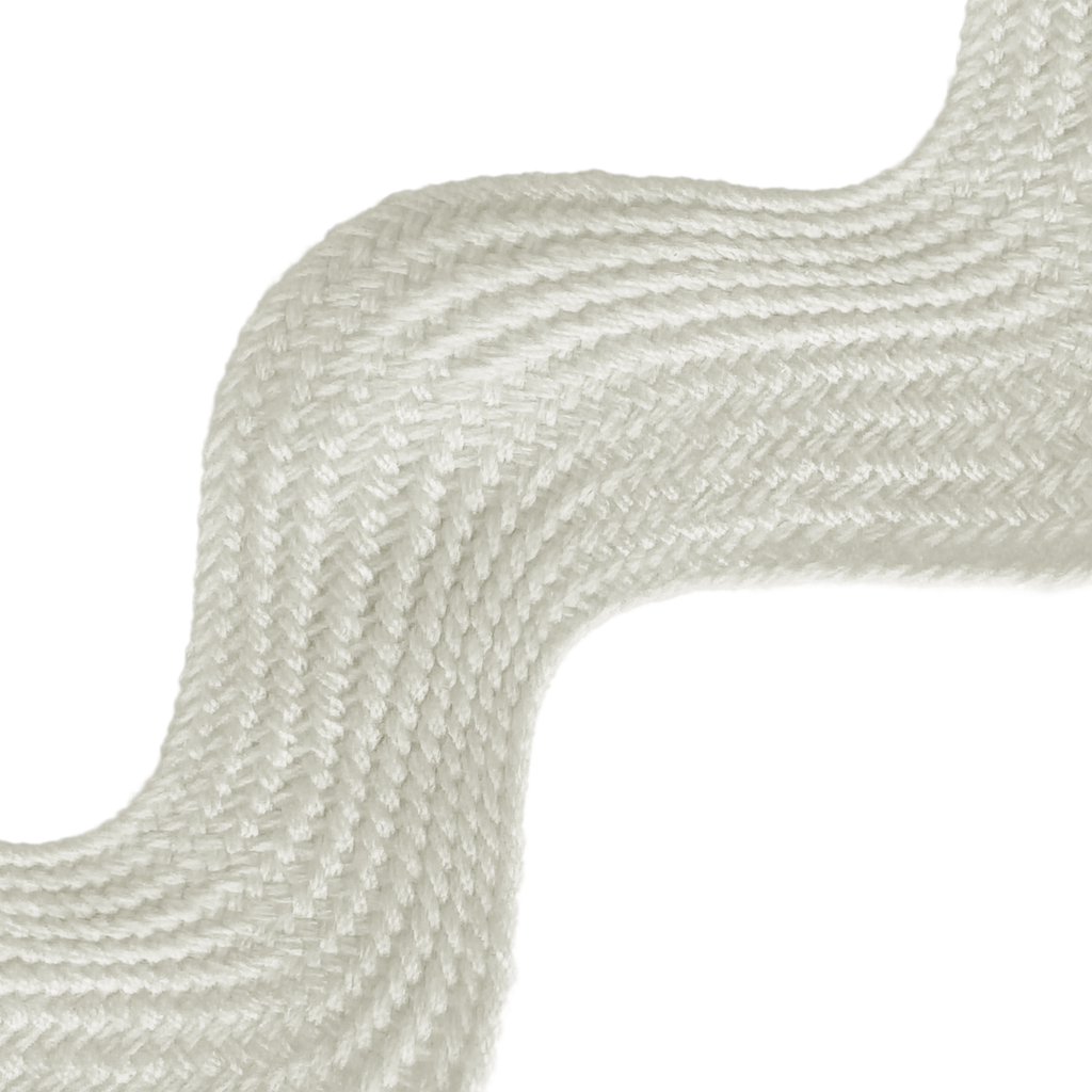 antique white 1+13/32" polyester ric rac from Heit's Wholesale bulk sewing supply company