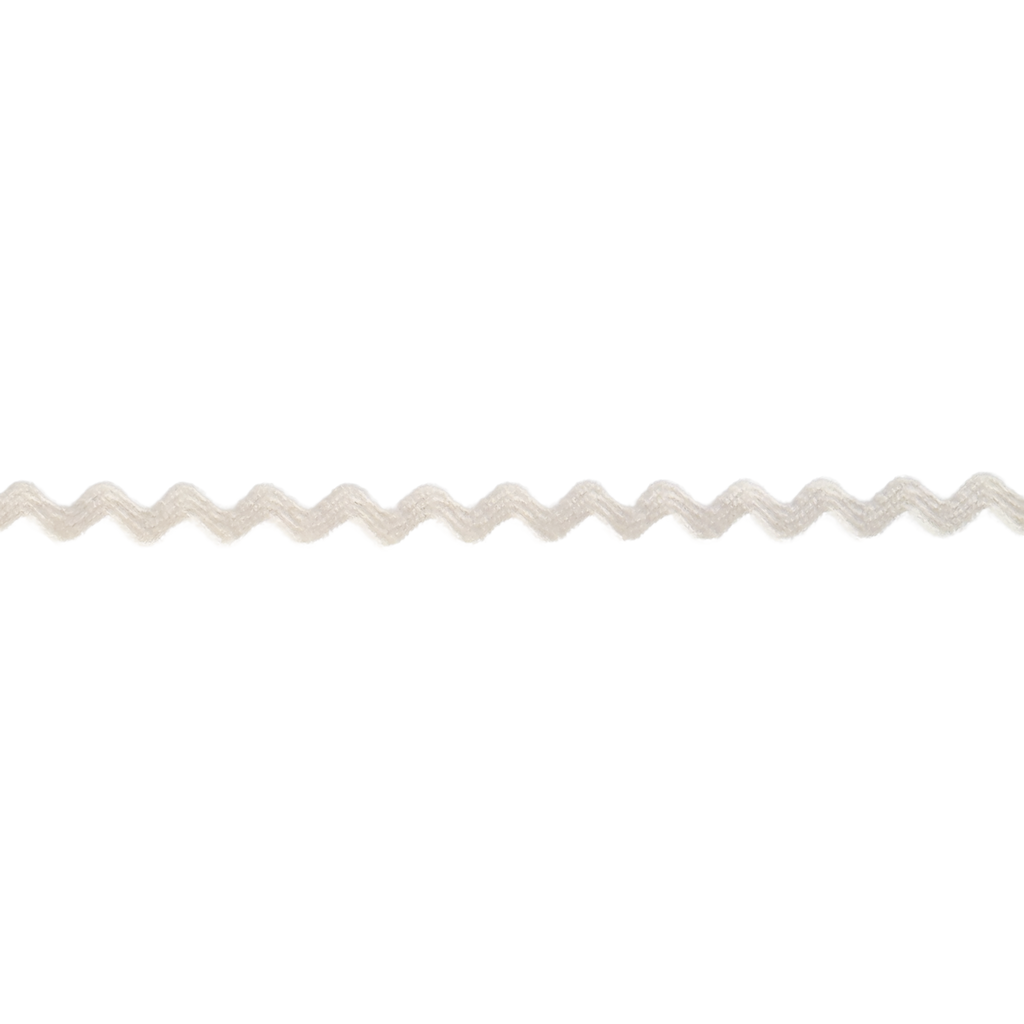 antique white 11/64" polyester ric rac from Heit's Wholesale bulk sewing supply company