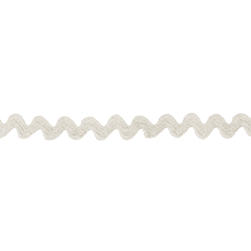 antique white 7/32" polyester ric rac from Heit's Wholesale bulk sewing supply company