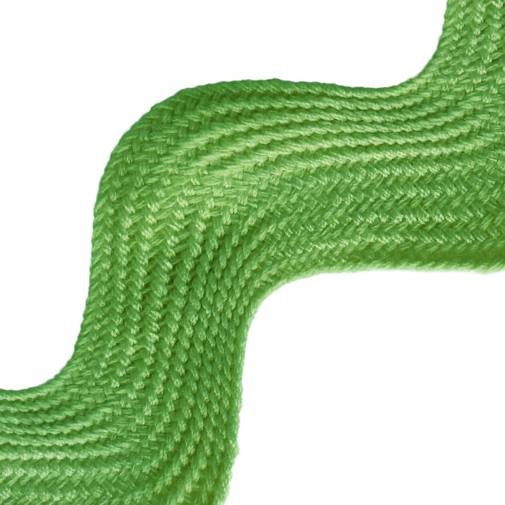 apple 1+13/32" polyester ric rac from Heit's Wholesale bulk sewing supply company