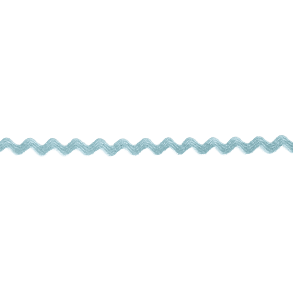 aqua 11/64" polyester ric rac from Heit's Wholesale bulk sewing supply company