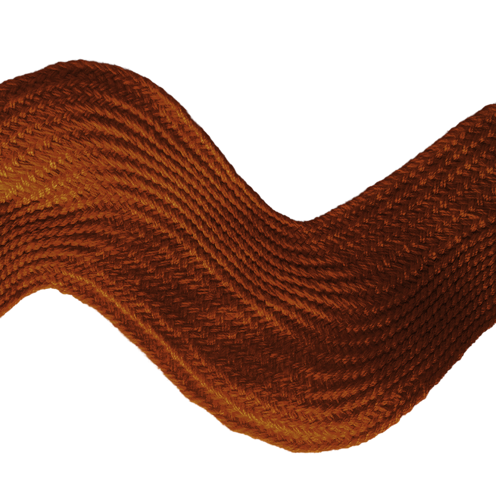 barn red 2+1/4" polyester ric rac from Heit's Wholesale bulk sewing supply company