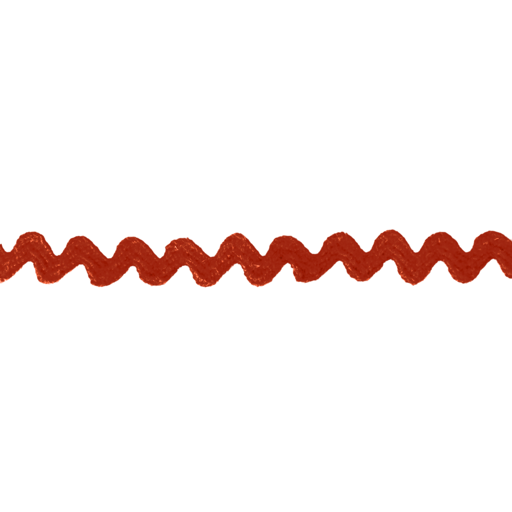 barn red 7/32" polyester ric rac from Heit's Wholesale bulk sewing supply company