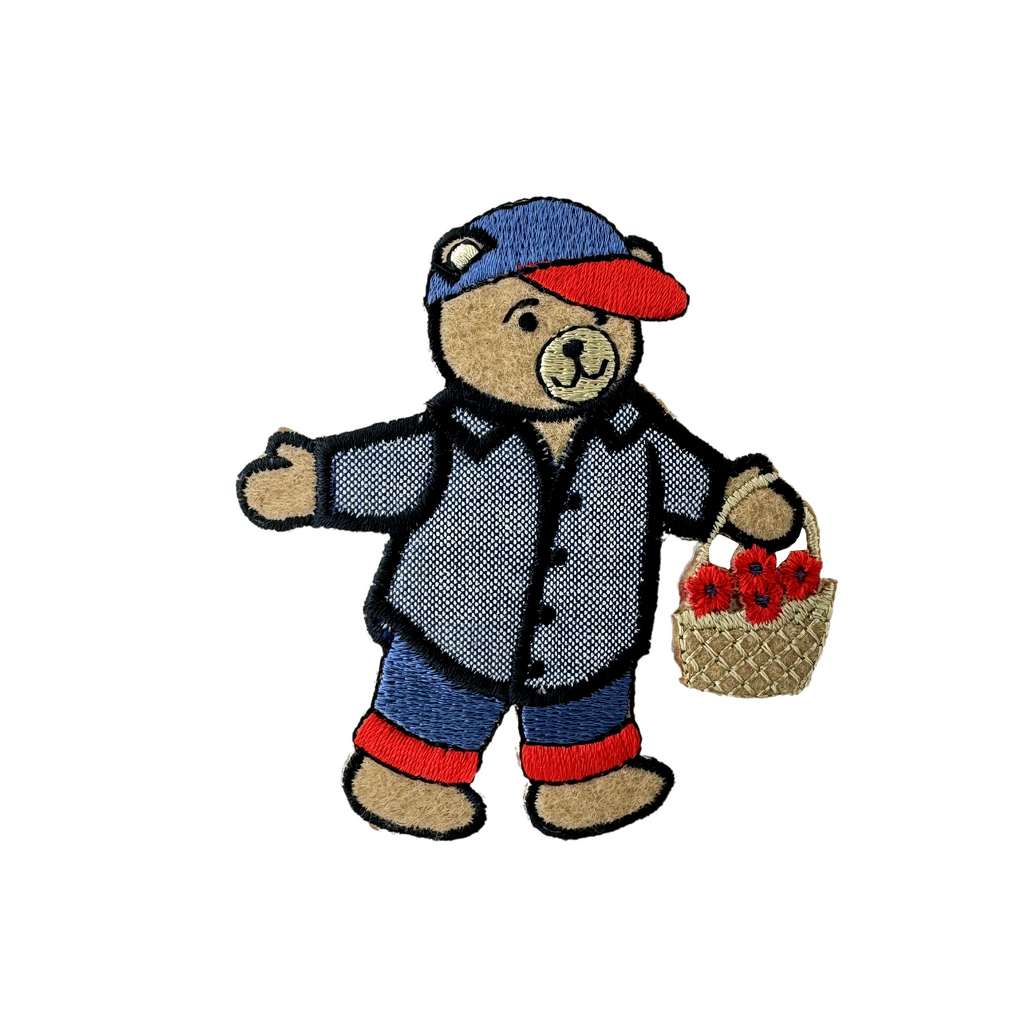 bear iron on applique from Heit's Wholesale bulk sewing supply company