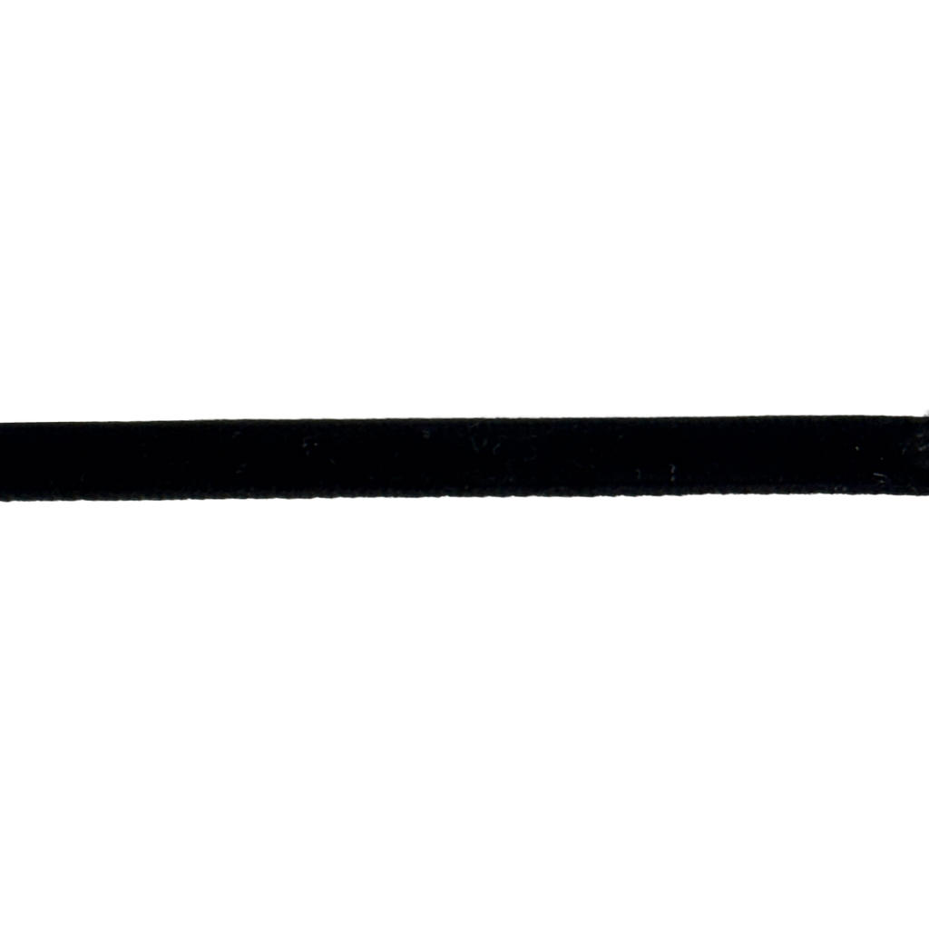black 1/4" velvet ribbon from Heit's Wholesale bulk sewing supply company