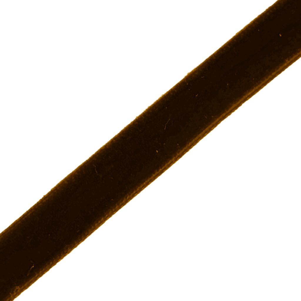 brown 3/8" velvet ribbon from Heit's Wholesale bulk sewing supply company